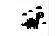 Cute dinosaur nursery decor design, an Icon by Amazin_art (Thumbnail 8 of 36)