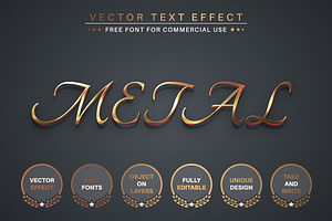 Golden - Editable Text Effect