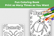 Insect Coloring Book for Kids, an Education Illustration by Mohammad Sarfaraz (Thumbnail 4 of 13)