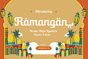 Ramangan - Arabic Style, a Sans Serif Font by Differentialtype (Thumbnail 1 of 8)