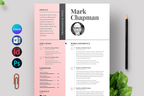 Resume & Cover Letter | Word & Canva preview 8