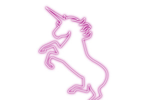 80'S NEON UNICORN