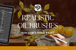 Realistic Oil Brushes CSP, a Brush Add-On by Julia Dreams