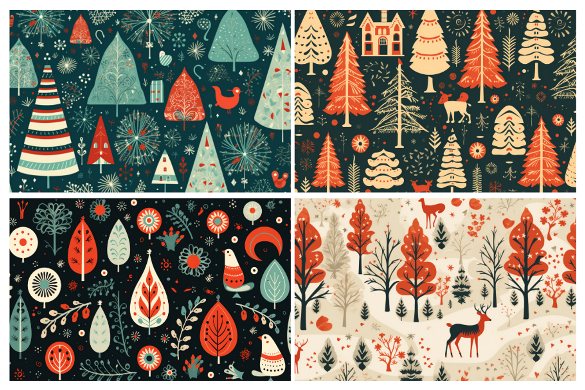 Christmas Card Design Bundle 15, a Card Template by Jay Major Designs (Photo 6 of 8)