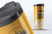 Travel Tumbler Mug Mock-Up, a Product Mockup by DesignRushMarket (Thumbnail 6 of 7)