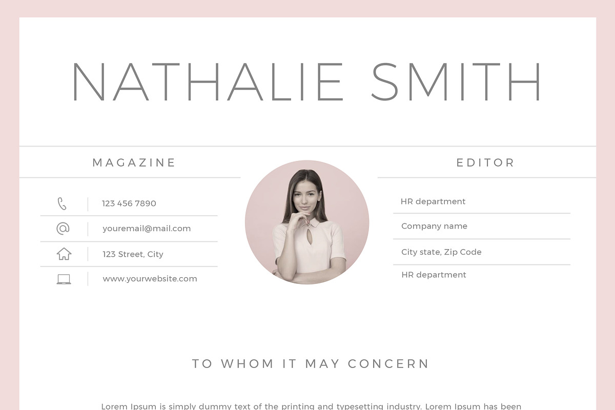 Resume Template / CV Resume Templat, a Resume Template by TheResumeCoach (Photo 8 of 9)