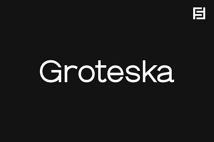 GROTESKA - Modern Font Family, a Sans Serif Font by Designova®