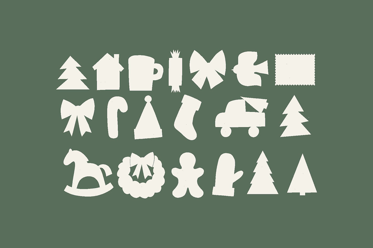 Vintage Christmas Clipart, a Decorative Illustration by Barkova Nadya (Photo 3 of 9)