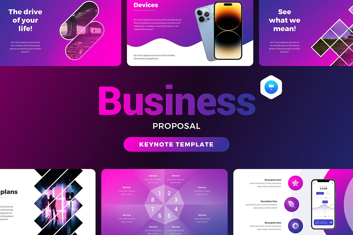 Business Clean Proposal, a Presentation Template by Evgeny Bagro (Photo 1 of 7)