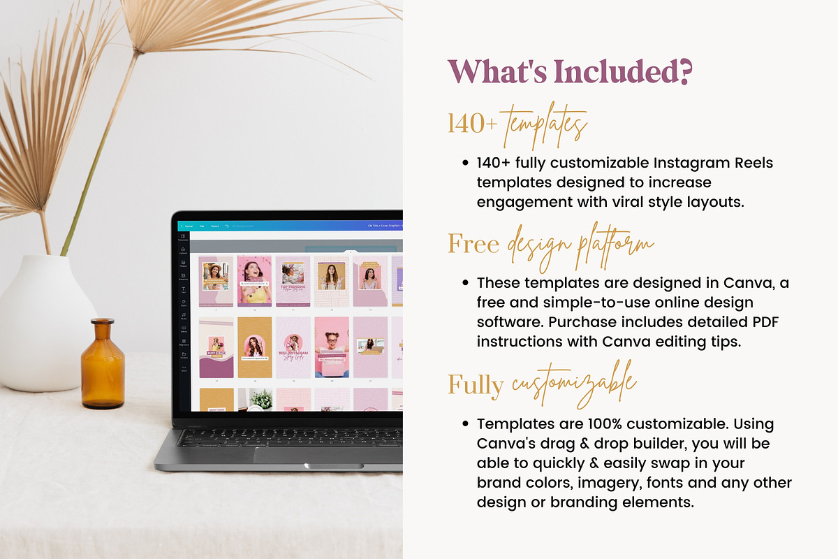 Instagram Reels Video Bundle Canva, a Social Media Template by Fallon Gerst (Photo 3 of 16)