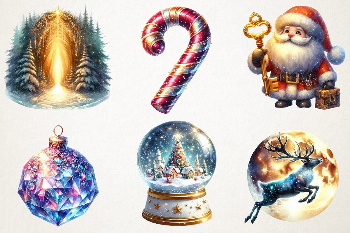 Holiday Magic Clipart, an Illustration by RobertsArt (Photo 2 of 7)