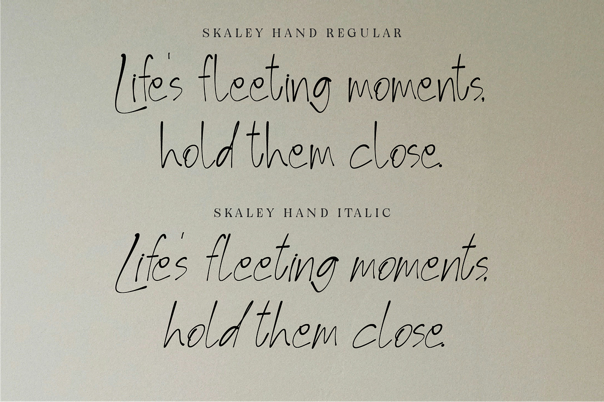Skaley Hand - Inkstyle Signature, a Handwritten Font by Indotype Foundry (Photo 6 of 10)