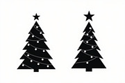 Cozy Holiday Tree Silhouette Designs, an Illustration by Gaye Art (Thumbnail 19 of 21)