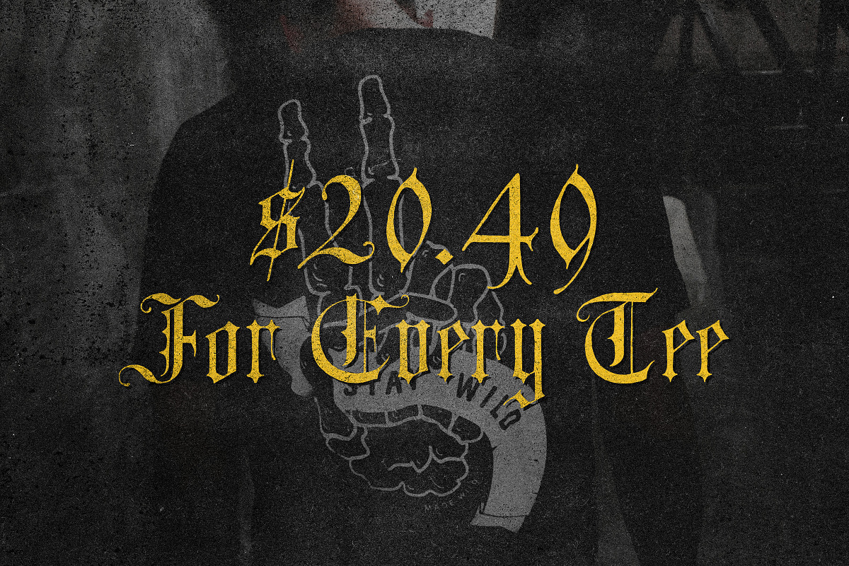 BlackCat Blackletter Vintage Font, a Blackletter Font by Tom Chalky (Photo 10 of 10)
