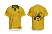 Polo T-Shirt Mockup, an Apparel Mockup by mockupbuys (Thumbnail 3 of 7)