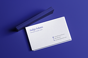 Indigo Business Card Canva Template, a Templates & Theme by Regent Parkette (Thumbnail 2 of 2)