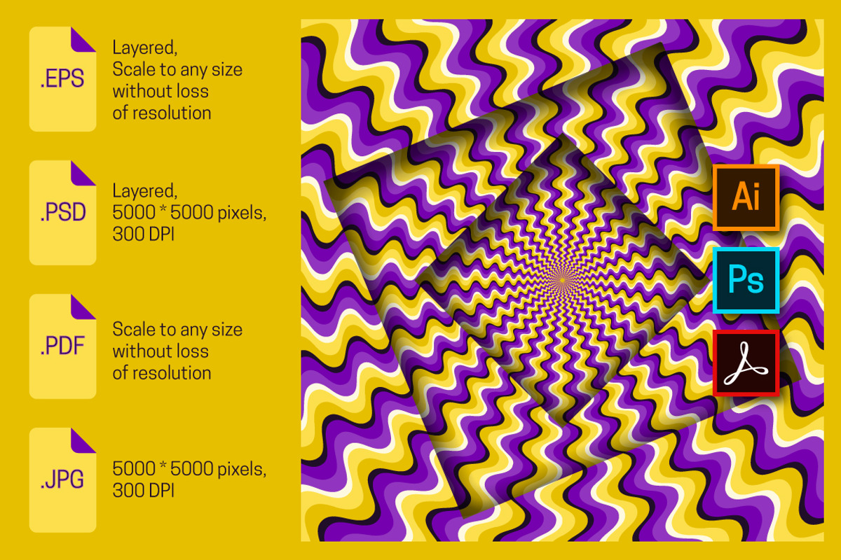 Square frames moving illusion, an Object Illustration by Guten Tag Vector (Photo 1 of 2)