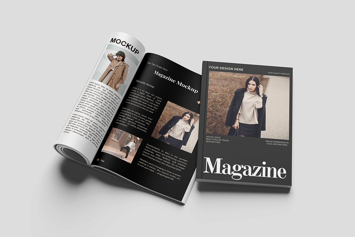 Magazine Mockup, a Books & Magazine Mockup by SimpangGraphics (Photo 4 of 5)