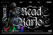 Kraken Gothic Typeface, a Blackletter Font by alit design (Thumbnail 18 of 20)