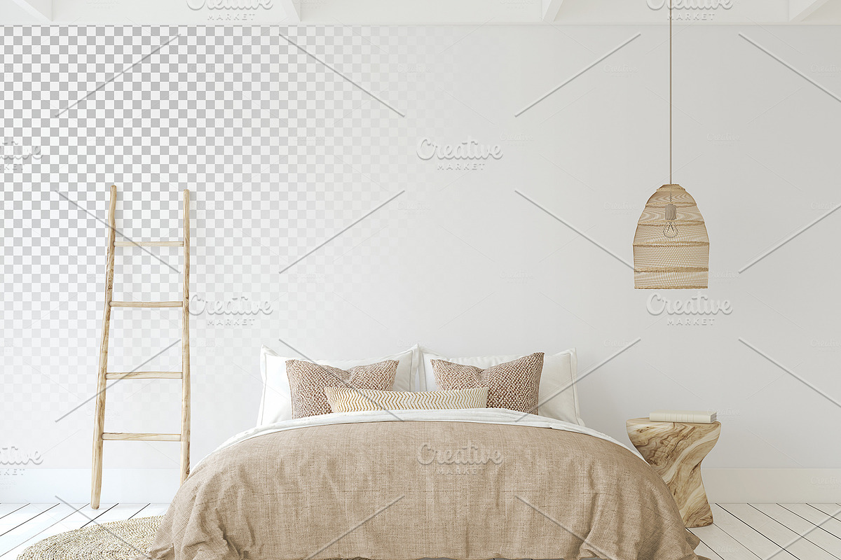 BOHO HOME Wall&Frame Mockups, a Poster Template by MyHomeMockups (Photo 9 of 12)