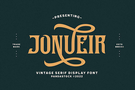 Jonueir - Modern Typeface