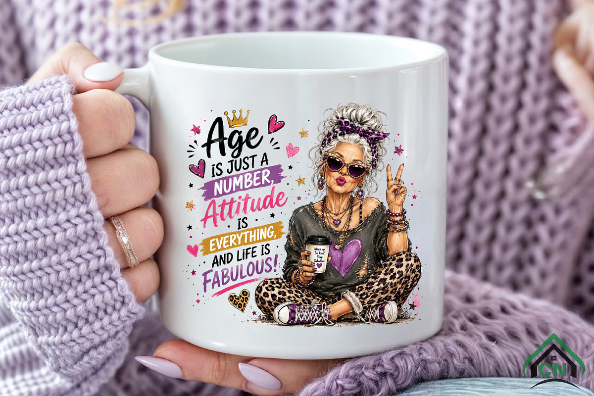 Funny Sassy Grandma Sublimation, a Seasonal Illustration by Craft Nest (Photo 6 of 6)