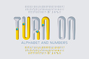 Futuristic Modern Bold Font, a Graphic by Pro_Vector (Thumbnail 3 of 3)