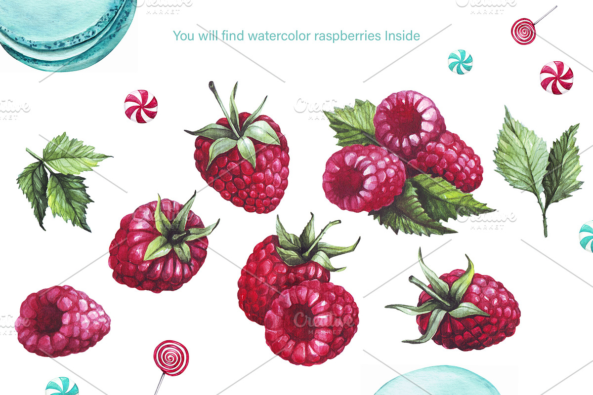 Watercolor Candy shop, an Illustration by YuliaBiser (Photo 4 of 9)