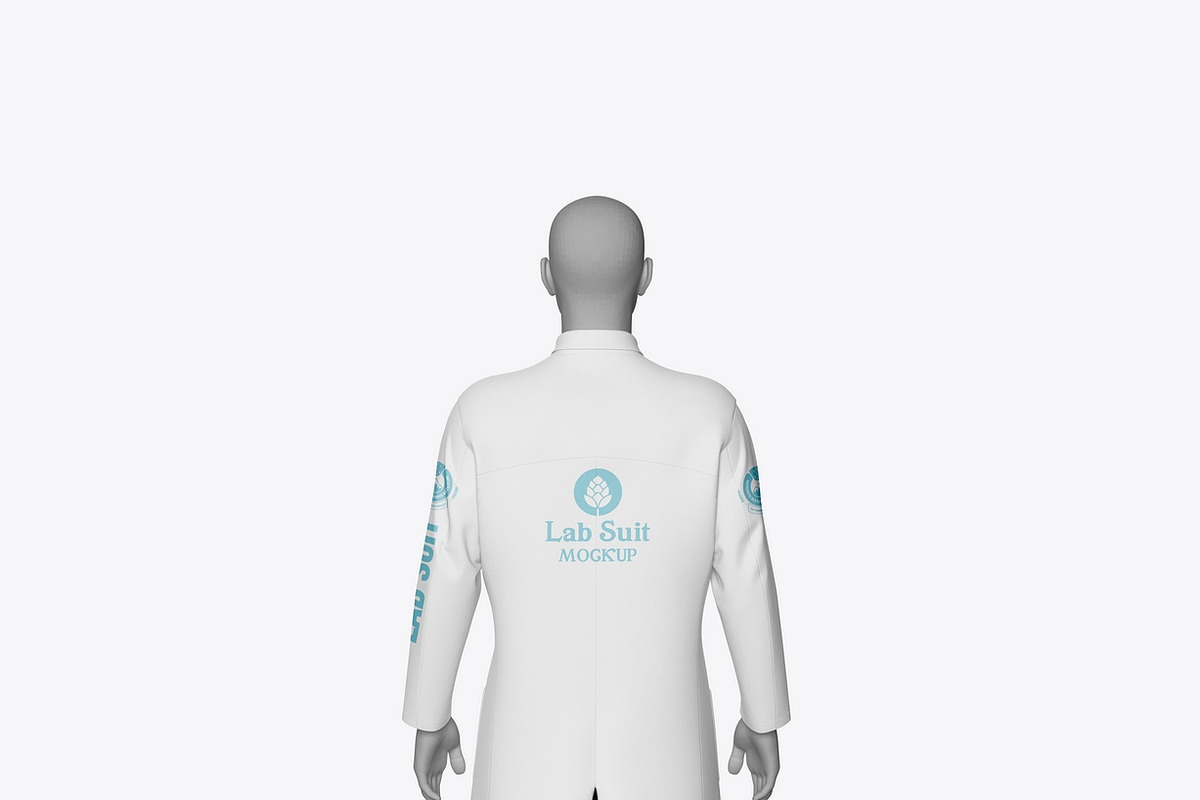 Laboratory Suit Mockup, a Product Mockup by OneVectorStock