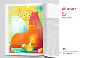 Still Life with Cat - poster creator, an Illustration by Zooza Art (Thumbnail 8 of 10)