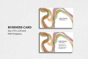 Abstract Art Business Card