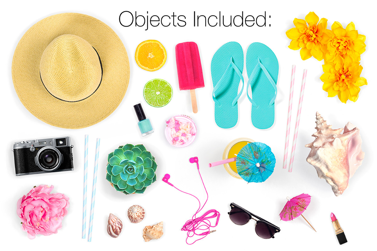 Summer Scene Creator - Top View, a Product Mockup by Pixomize (Photo 5 of 6)
