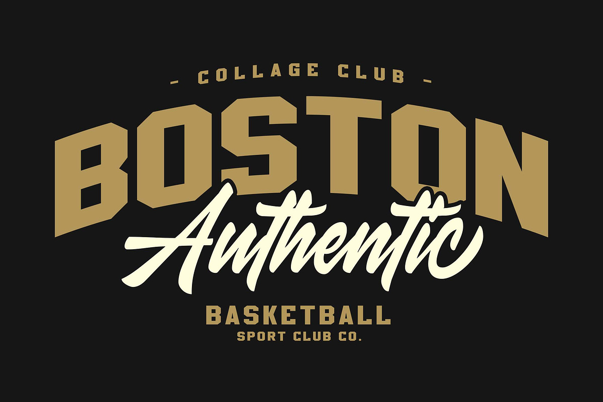 Golden Varsity a College Duo Font, a Slab Serif Font by Blankids Studio (Photo 2 of 14)