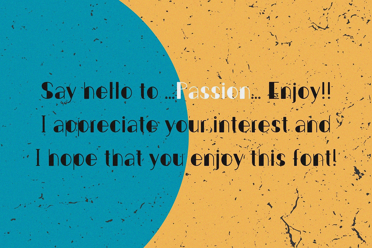 Passion Handwriting Font, a Handwritten Font by Ruddean2109 (Photo 9 of 10)