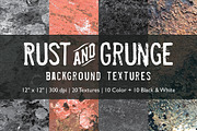 Rust & Grunge Background Textures, a Texture Graphic by M. by mprintly (Thumbnail 1 of 7)