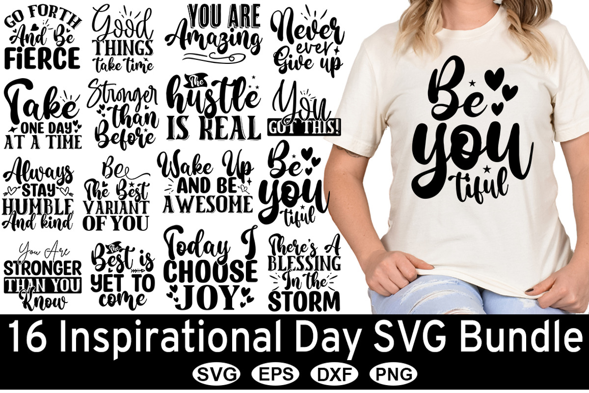 Inspirational SVG Bundle, a Graphic by Buysvgbundles (Photo 1 of 7)