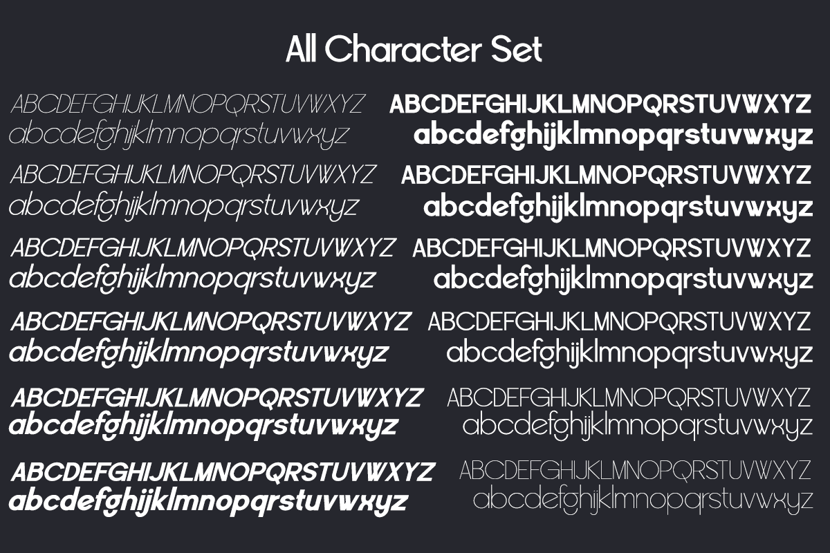 Raxogen - Geometric Variable Font, a Sans Serif Font by Font Liner (Photo 12 of 13)