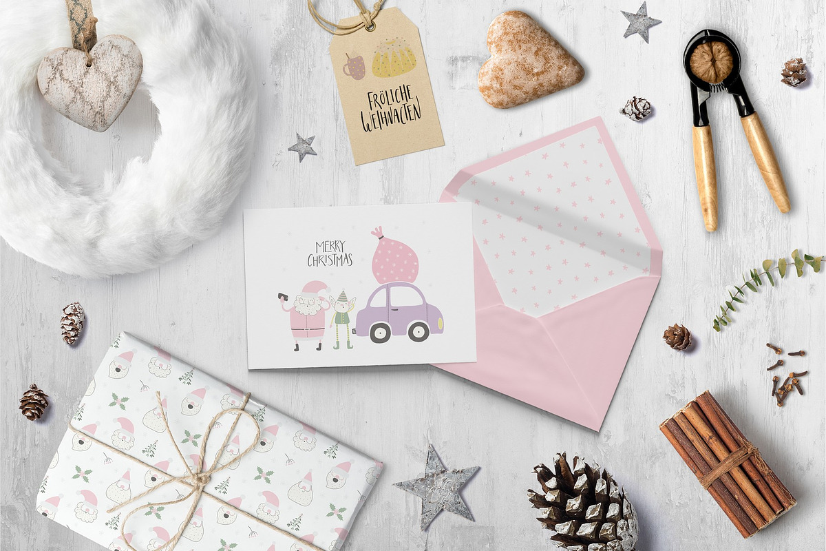 Christmas Bundle Cute Illustrations, a Seasonal Illustration by sceptical cactus (Photo 19 of 62)