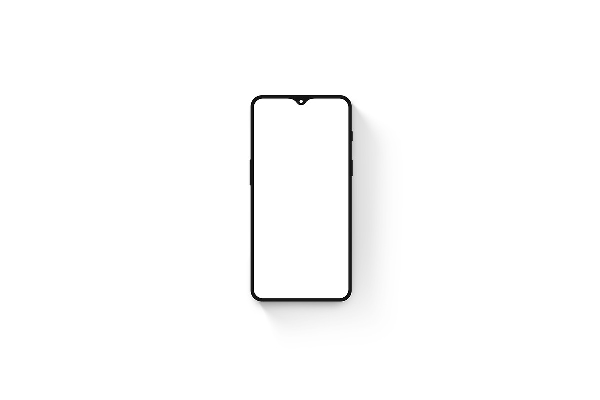 20 Minimalist & Flat Devices Mockups, an iPhone Mockup by Asylab (Photo 91 of 97)