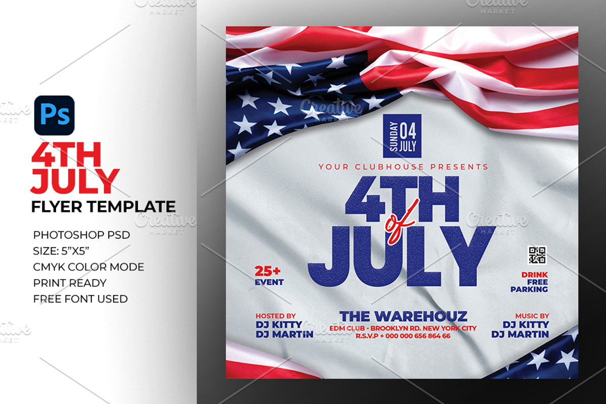 4th of July Flyer, a Flyer Template by Artonix (Photo 3 of 3)