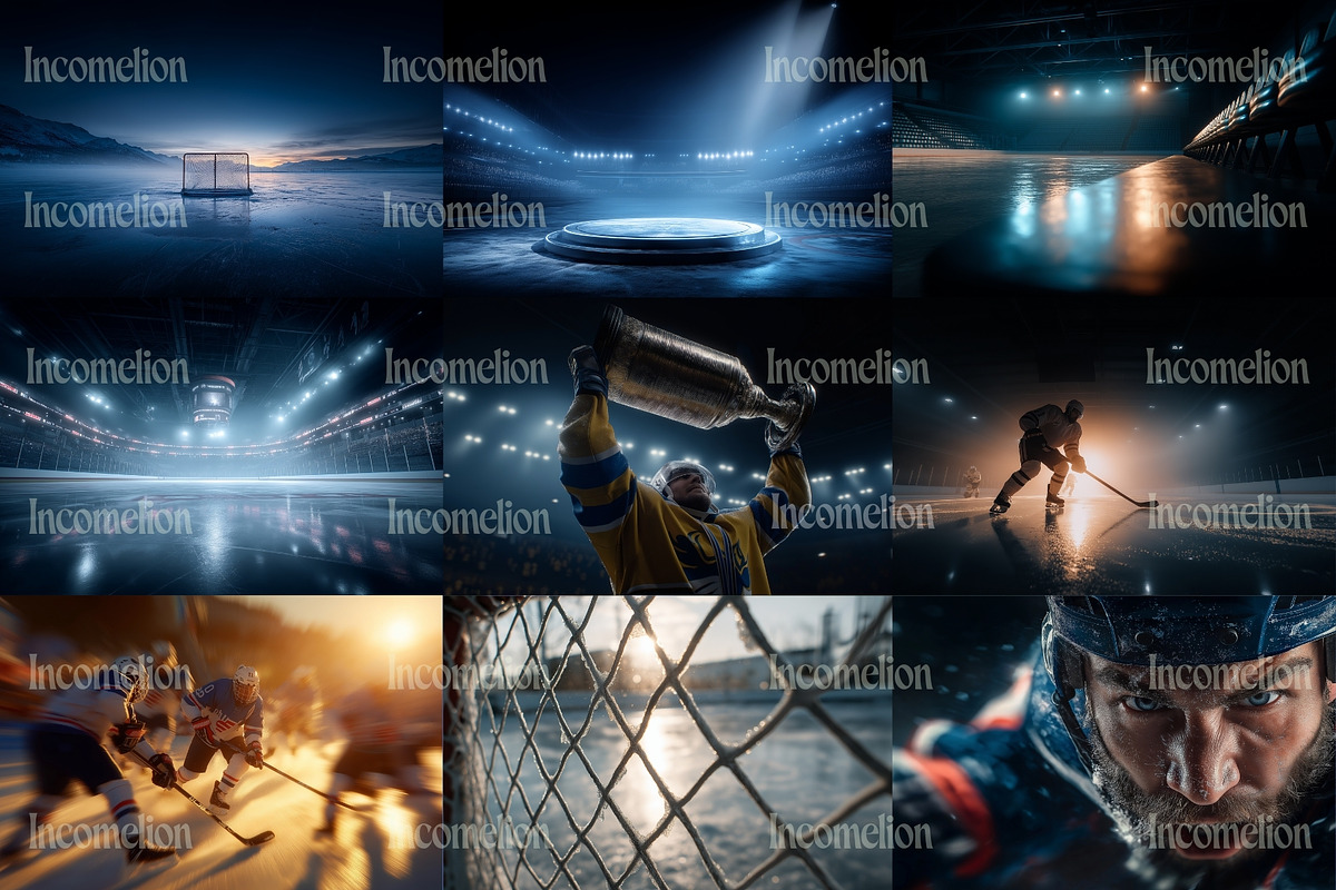 90 Cinematic Hockey Stock Photos, a Sports & Recreation Photo by Incomelion (Photo 13 of 14)