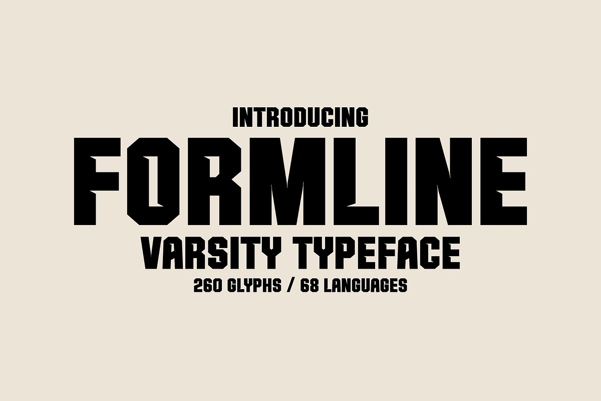 Formline - Athletic College Display, a Sans Serif Font by HipFonts (Photo 5 of 14)