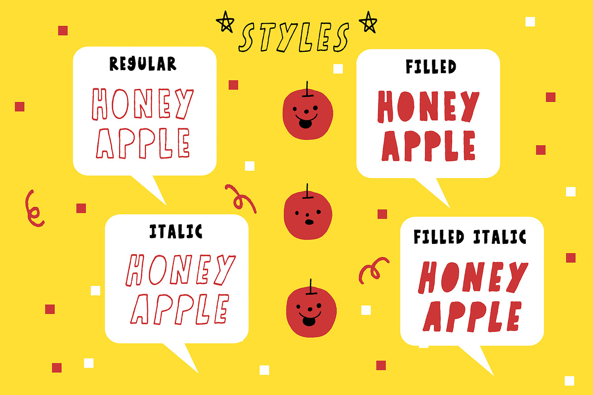 Honey Apple - Juicy Typeface, a Font by Paperly Studio (Photo 10 of 13)