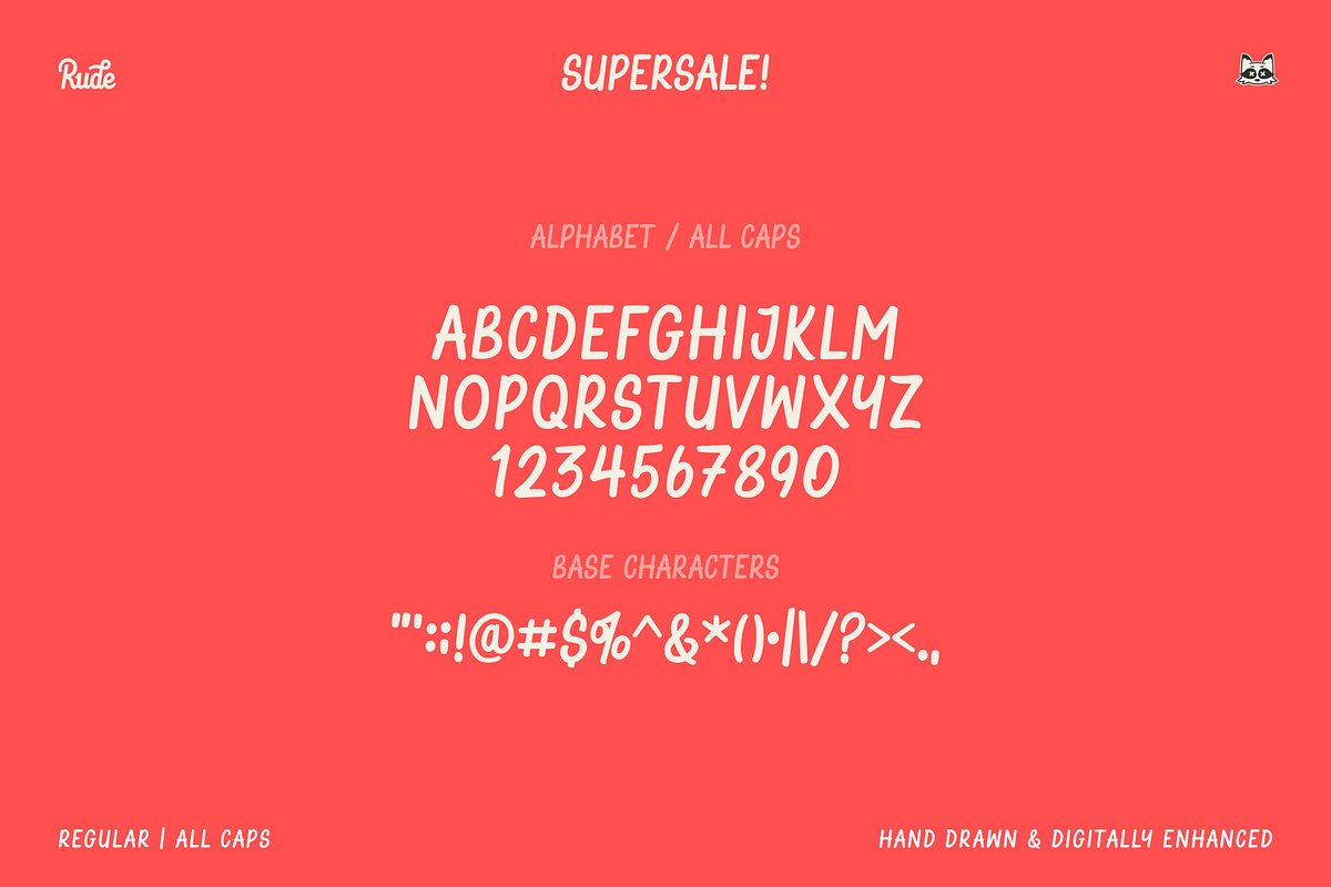 Supersale Hand-drawn Brush Font, a Handwritten Font by bryrude (Photo 4 of 4)