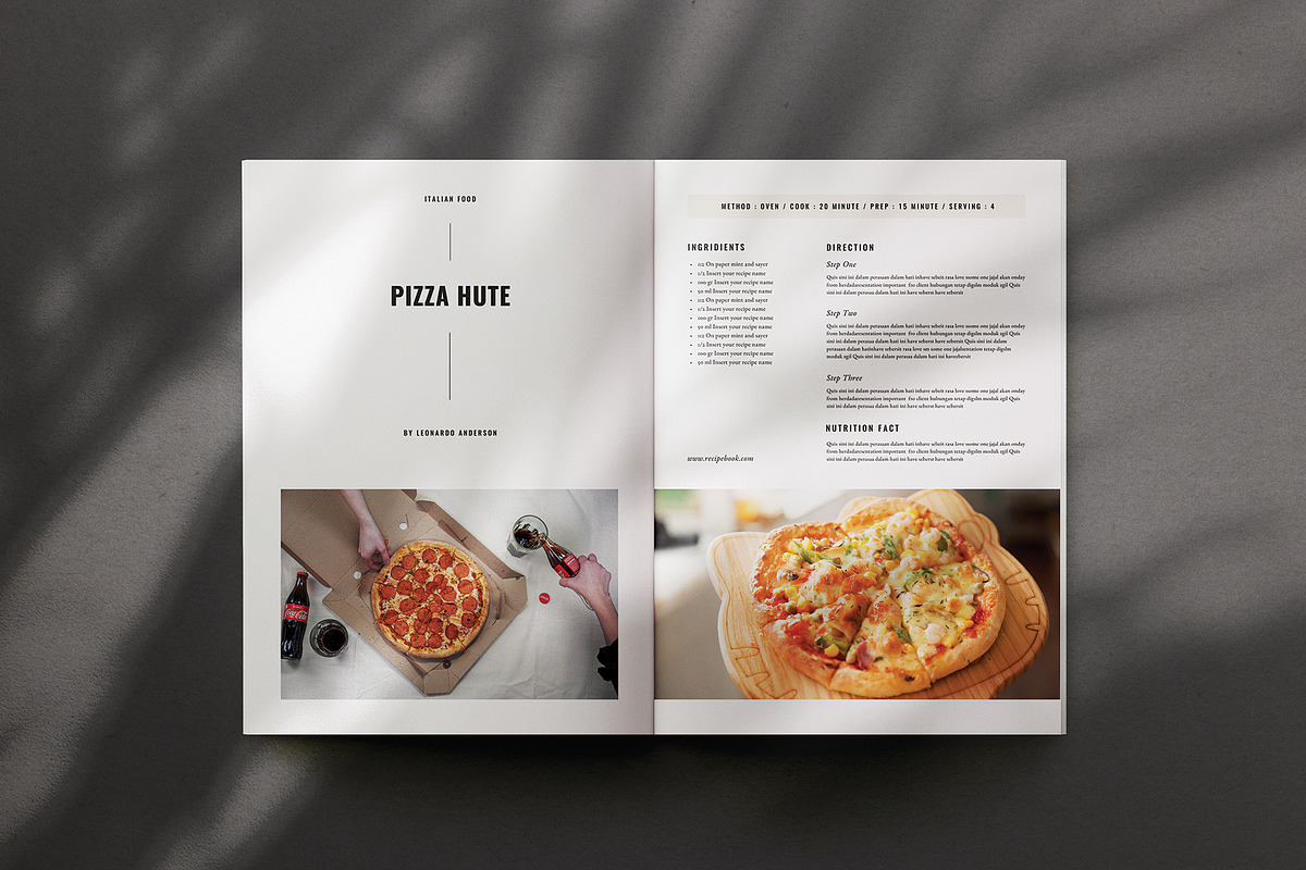 Canva Recipe Book / Cookbook, a Brochure Template by Occy Design (Photo 9 of 12)
