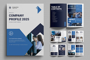 Company Profile Template, a Brochure Template by MightyDesign