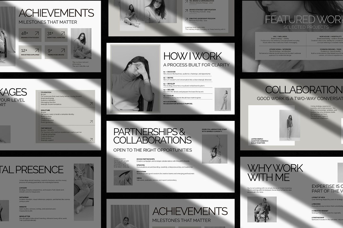 Personal Brand Deck - Canva, a Presentation Template by ShowUp! Studio (Photo 4 of 7)