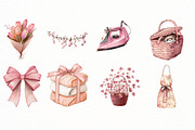 Coquette Hand-Drawn Spring Clipart, an Illustration by Designworld (Thumbnail 6 of 6)