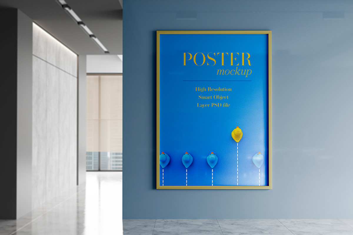 Office Wall Frame Mockup, a Mockup by McLittle Stock (Photo 1 of 3)