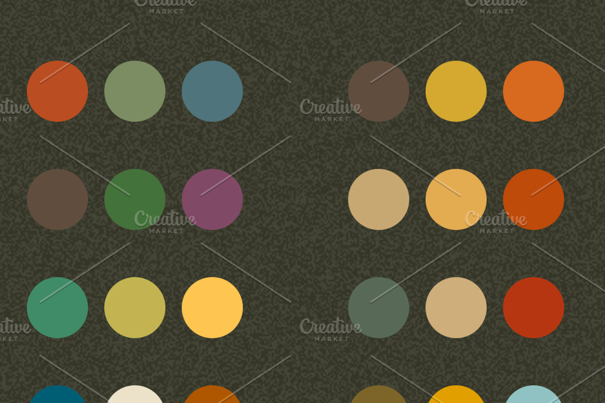 RETRO SET Effects Brushes Gradients, a Brush Add-On by Alexiva (Photo 10 of 10)
